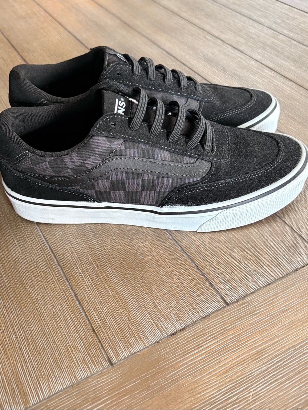 ⚡️Vans Black Checkerboard Old Skool Sneakers⚡️Worn twice